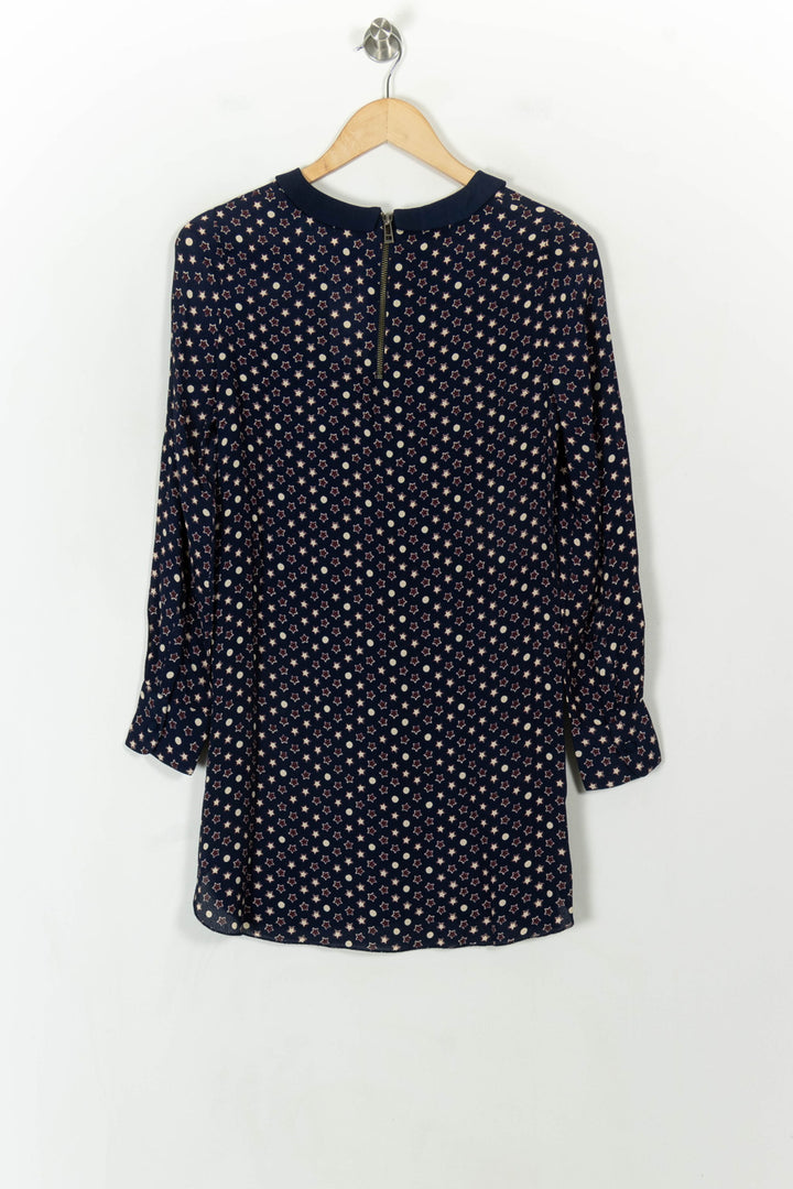 Robe Droite Bleu Marine et Blanc - Taille S/36 de la marque Zadig&amp;Voltaire | PARAD120651 - Vendu par Paradigme - Image 5