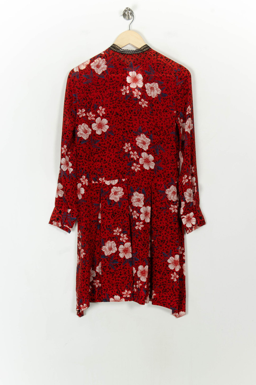 Robe longue rouge et blanche - Taille XS/34 de la marque Zadig&amp;Voltaire | PARAD120652 - Vendu par Paradigme - Image 5