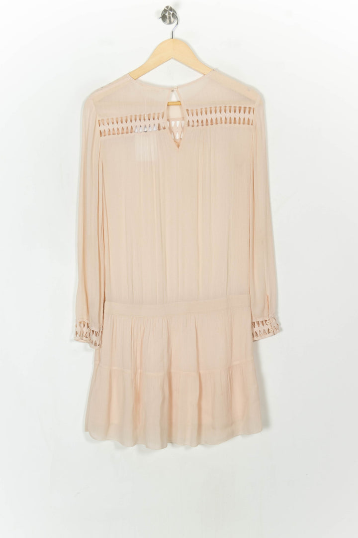 Robe Courte Beige - Taille XS/34 de la marque ba&amp;sh | PARAD120653 - Vendu par Paradigme - Image 5