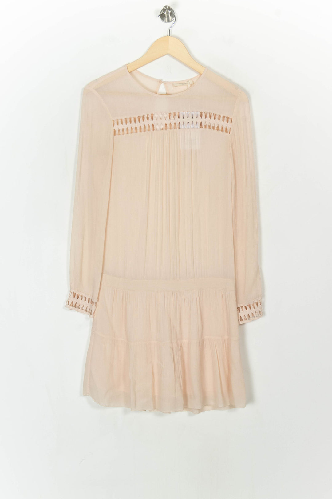 Robe Courte Beige - Taille XS/34 de la marque ba&amp;sh | PARAD120653 - Vendu par Paradigme - Image 2