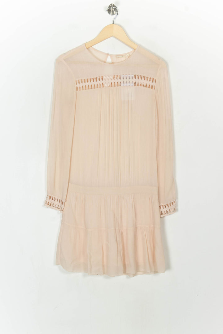 Robe Courte Beige - Taille XS/34 de la marque ba&amp;sh | PARAD120653 - Vendu par Paradigme - Image 2