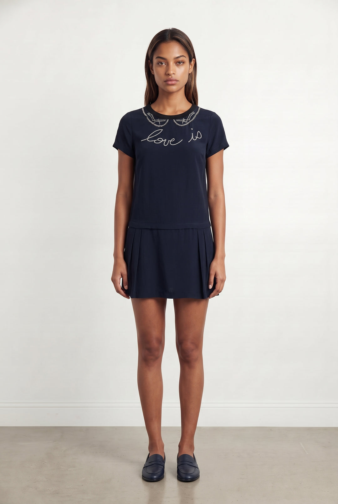 Robe Courte Bleue - Taille XS/34 de la marque Zadig&amp;Voltaire | PARAD120654 - Vendu par Paradigme - Image 1