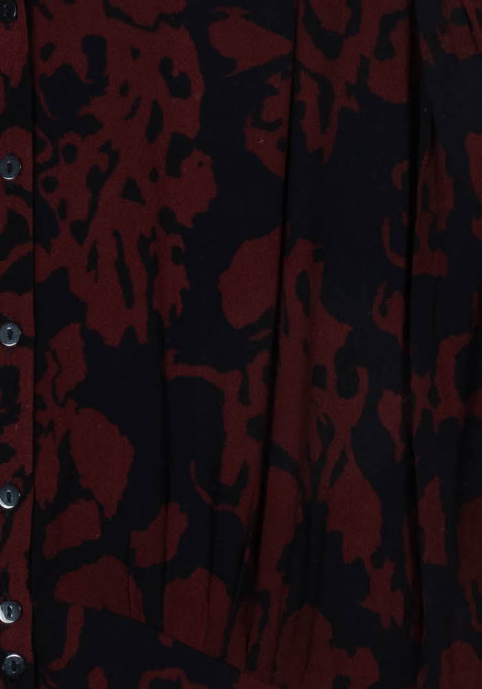 Robe longue bordeaux et noire - Taille S/36 de la marque ba&amp;sh | PARAD120656 - Vendu par Paradigme - Image 3