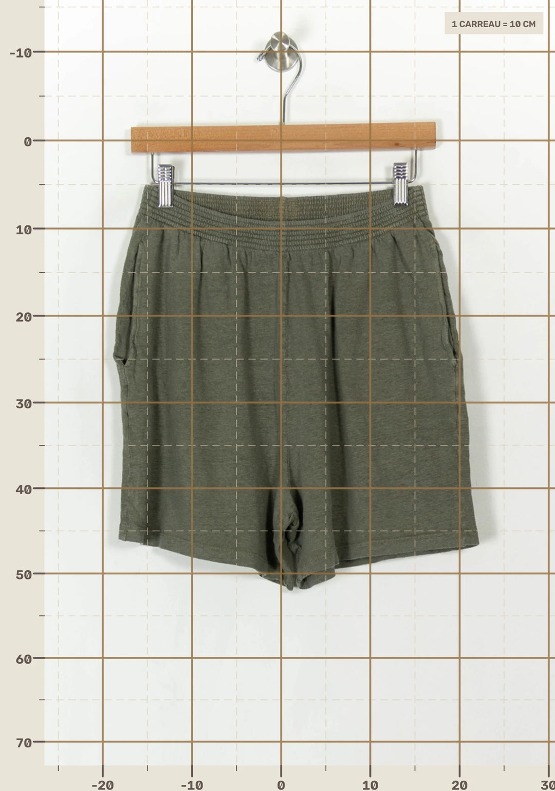 Short Vert - Taille M/38 de la marque Majestic Filatures | PARAD120659 - Vendu par Paradigme - Image 4