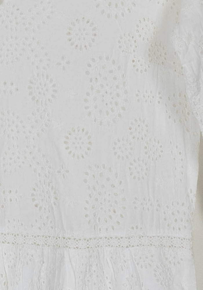 Robe Brodée Blanche - Taille S/36 de la marque Zadig&amp;Voltaire | PARAD120660 - Vendu par Paradigme - Image 3