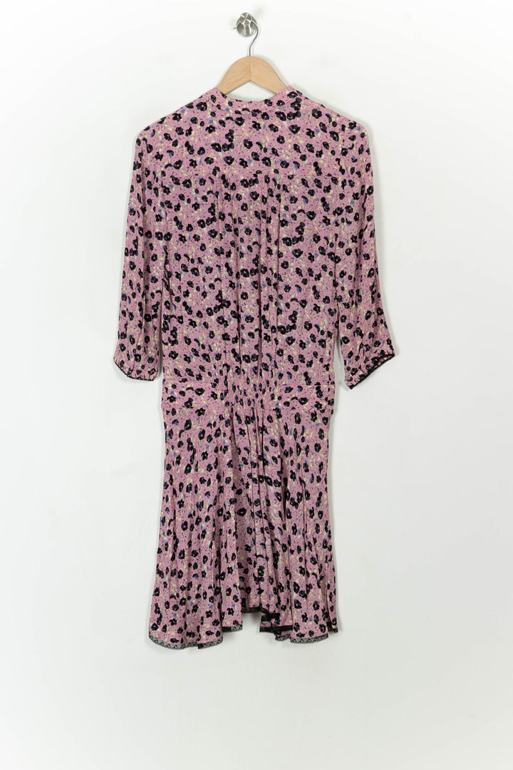 Robe Midi Rose et Noir - Taille XS/34 de la marque Zadig&amp;Voltaire | PARAD120661 - Vendu par Paradigme - Image 5