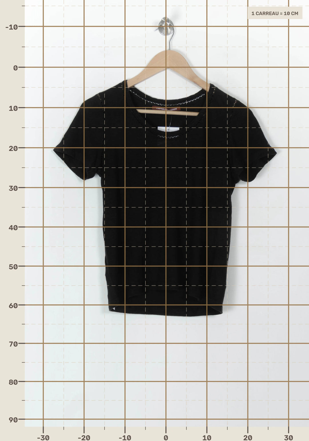 Tee-shirt Noir - Taille M/38 de la marque Comptoir des Cotonniers | PARAD120663 - Vendu par Paradigme - Image 4