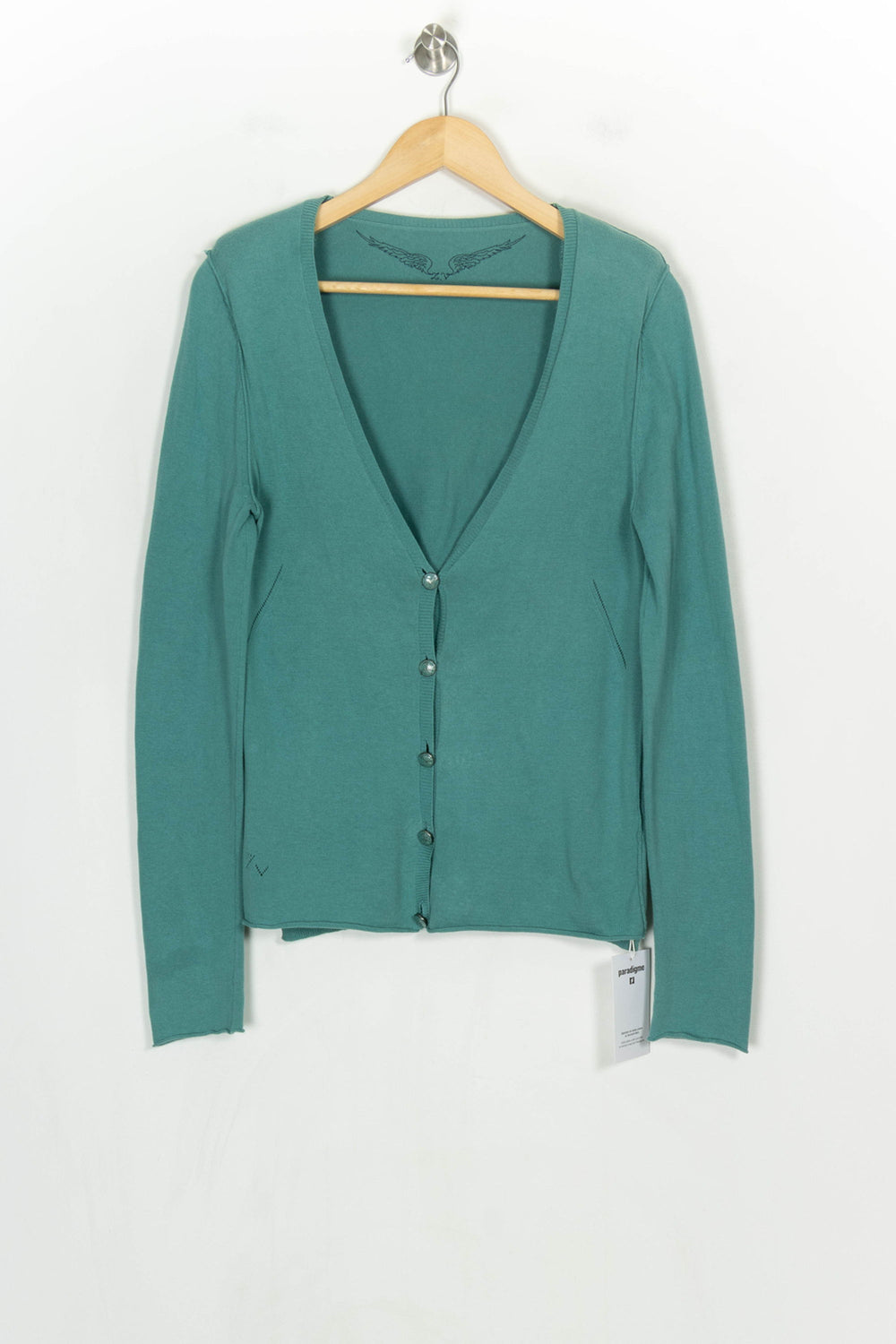 Cardigan Vert - Taille M/38 de la marque Zadig&Voltaire | PARAD120665 - Vendu par Paradigme - Image 2