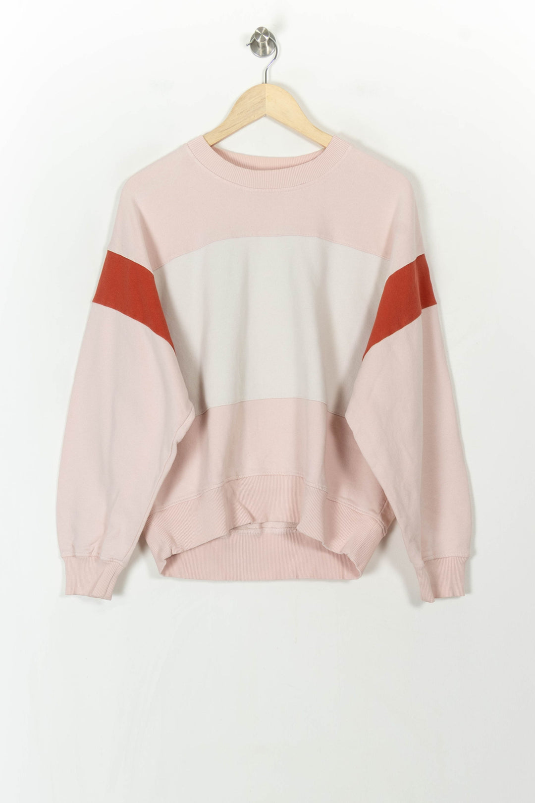 Sweatshirt Rose Blanc et Rouge - Taille M/38 de la marque Bérénice | PARAD120666 - Vendu par Paradigme - Image 2