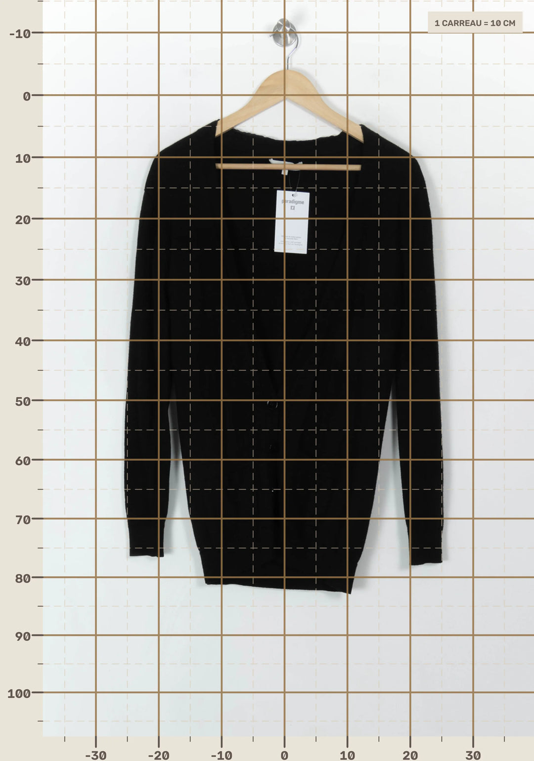 Cardigan Noir - Taille S/36 de la marque Sandro | PARAD120668 - Vendu par Paradigme - Image 4