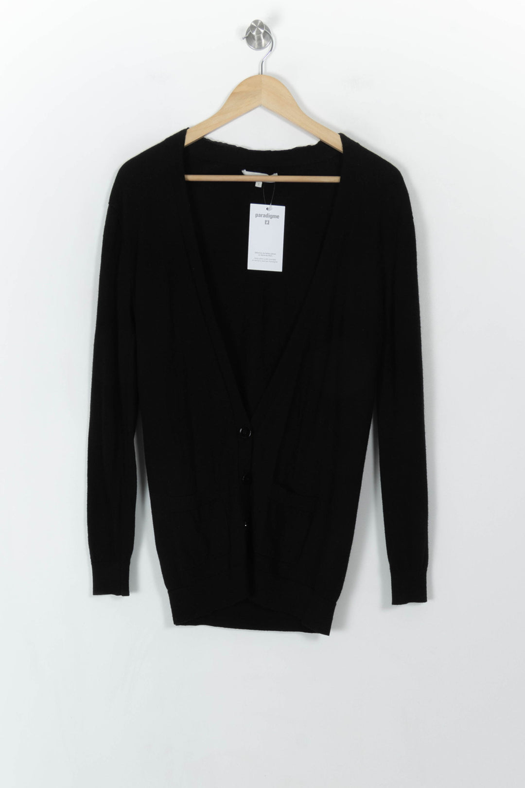 Cardigan Noir - Taille S/36 de la marque Sandro | PARAD120668 - Vendu par Paradigme - Image 2