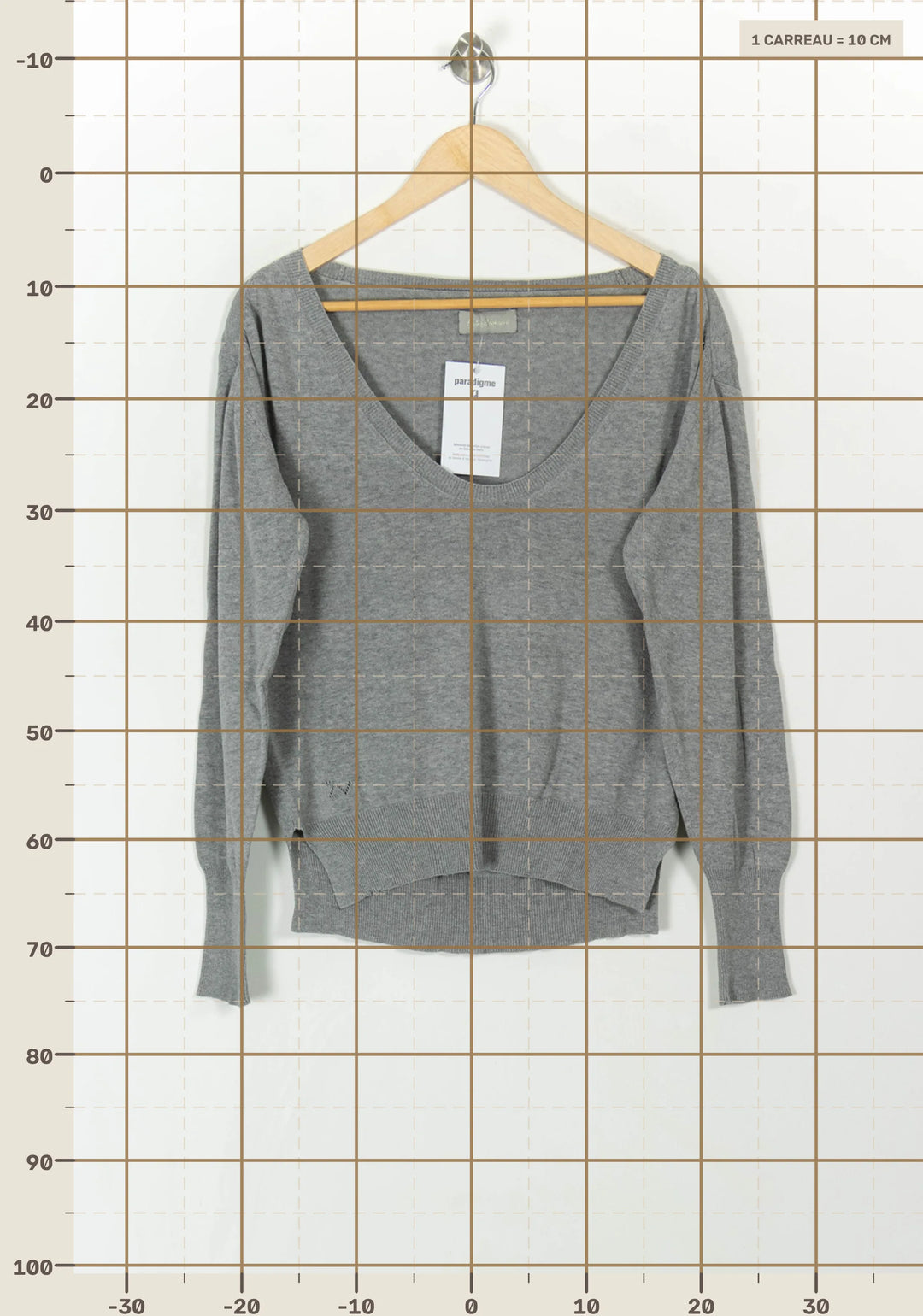 Pull Gris - Taille M/38 de la marque Zadig&amp;Voltaire | PARAD120670 - Vendu par Paradigme - Image 4