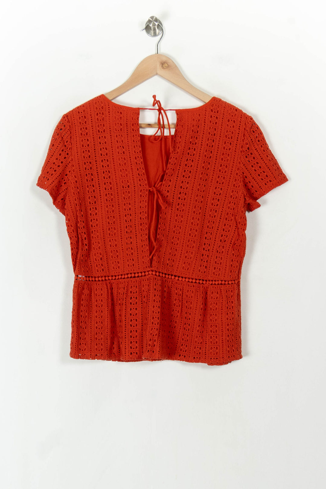 Blouse Orange - Taille M/38 de la marque Sézane | PARAD120673 - Vendu par Paradigme - Image 5