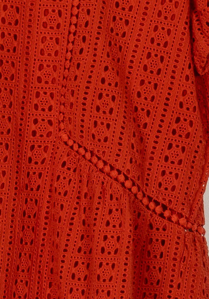 Blouse Orange - Taille M/38 de la marque Sézane | PARAD120673 - Vendu par Paradigme - Image 3