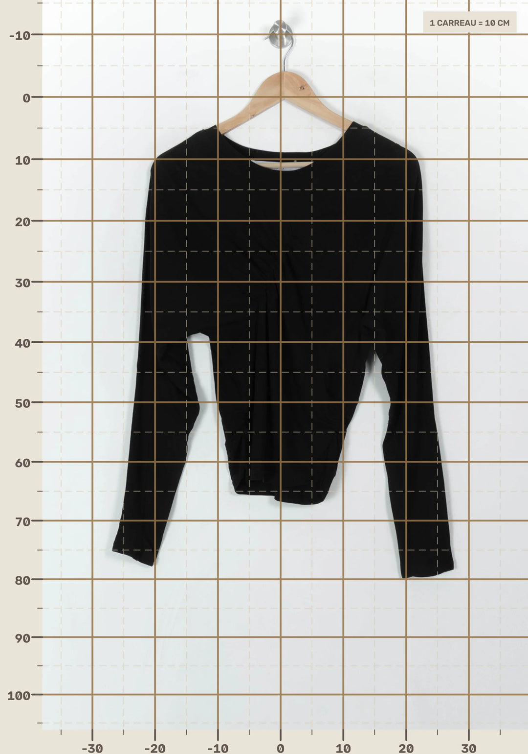 T-shirt Manches Longues Noir - Taille M/38 de la marque IRO | PARAD120674 - Vendu par Paradigme - Image 4