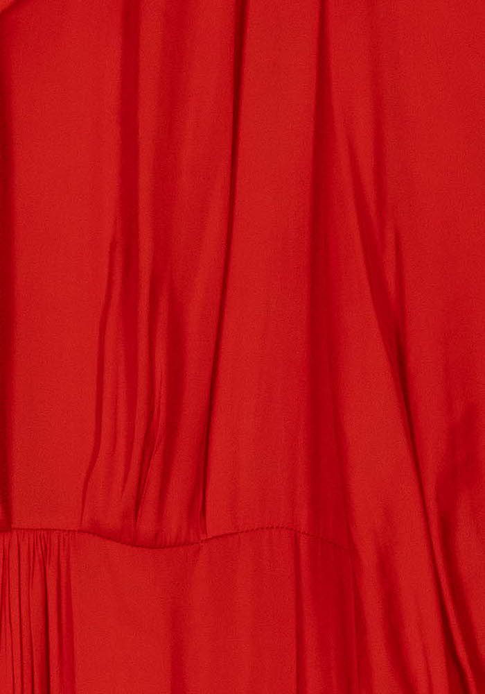 Robe Midi Rouge - Taille XS/34 de la marque Zadig&amp;Voltaire | PARAD120676 - Vendu par Paradigme - Image 3
