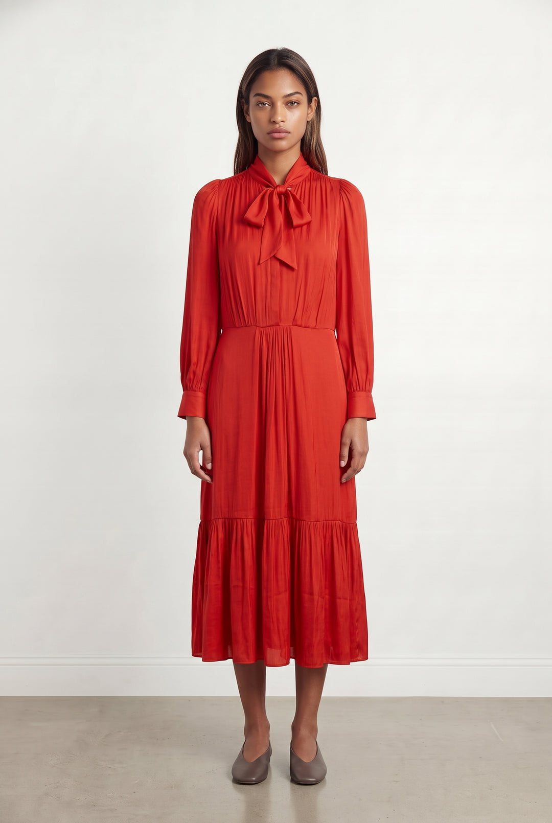 Robe Midi Rouge - Taille XS/34 de la marque Zadig&amp;Voltaire | PARAD120676 - Vendu par Paradigme - Image 1