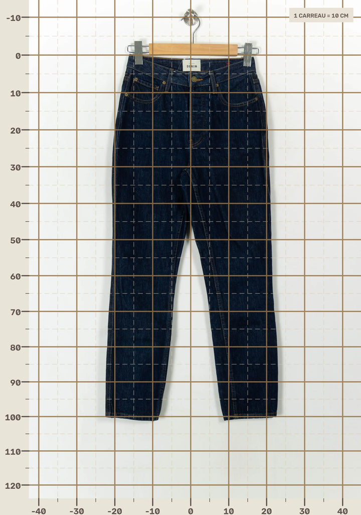 Jean Bleu - Taille S/36 de la marque Sézane | PARAD120678 - Vendu par Paradigme - Image 4