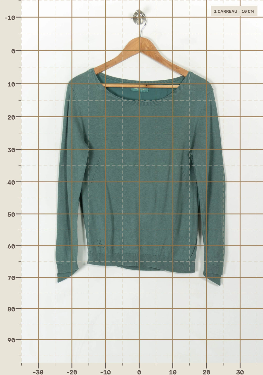 Pull Vert - Taille M/38 de la marque Zadig&amp;Voltaire | PARAD120681 - Vendu par Paradigme - Image 4