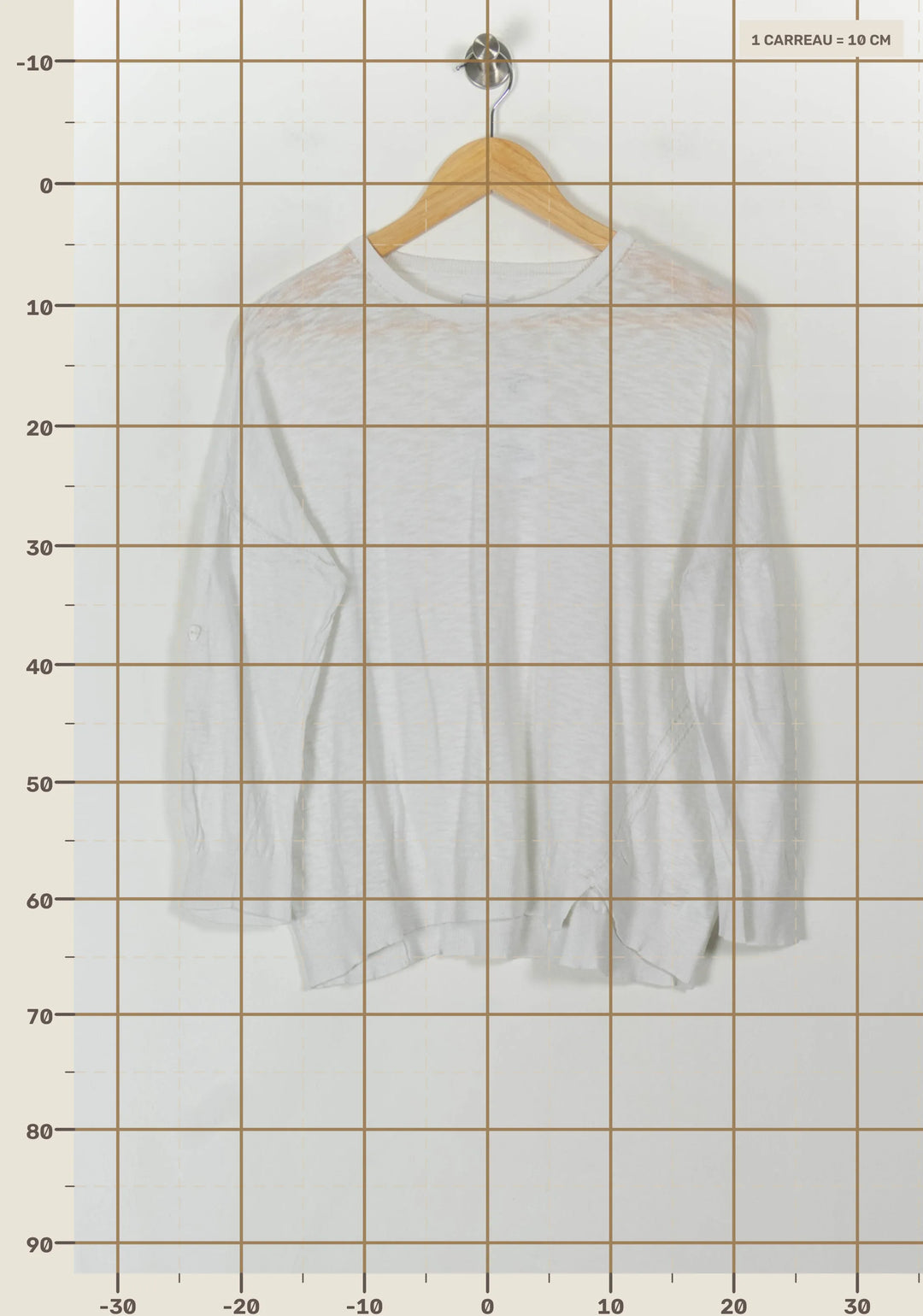 Pull Blanc - Taille M/38 de la marque Zadig&amp;Voltaire | PARAD120682 - Vendu par Paradigme - Image 4
