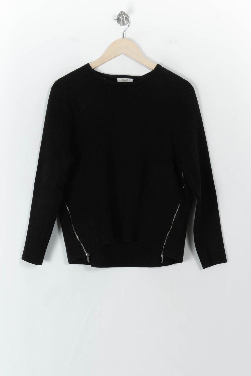 Pull Noir - Taille M/38 de la marque ba&sh | PARAD120684 - Vendu par Paradigme - Image 2