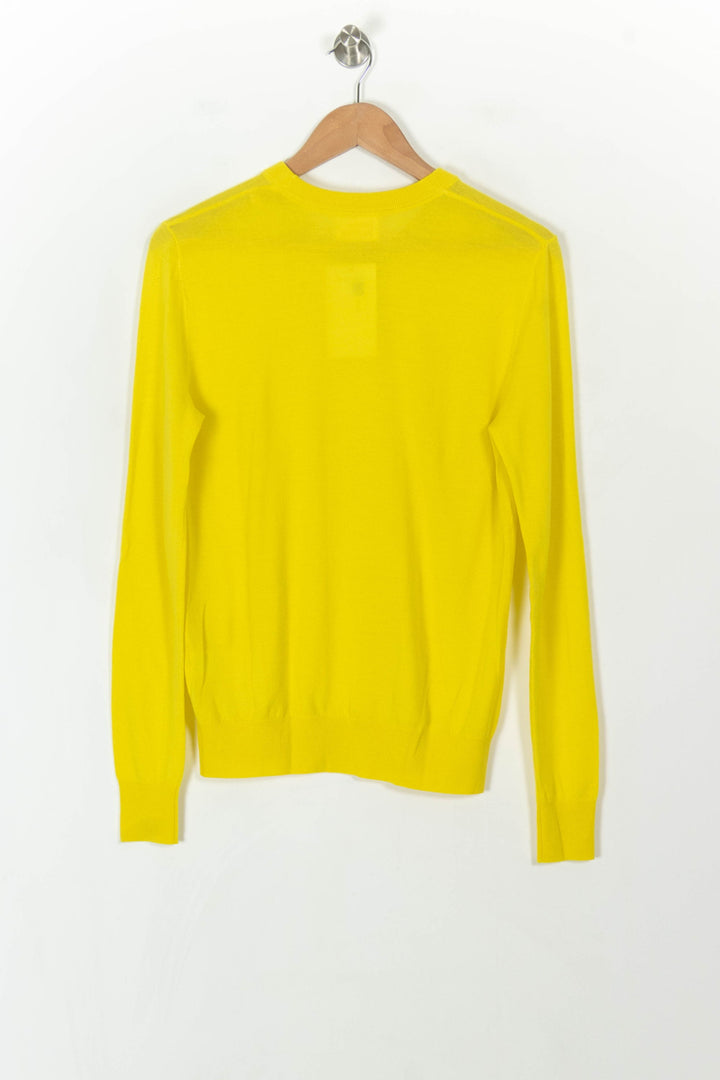 Pull Col Rond Jaune - Taille M/38 de la marque From Future | PARAD120685 - Vendu par Paradigme - Image 5