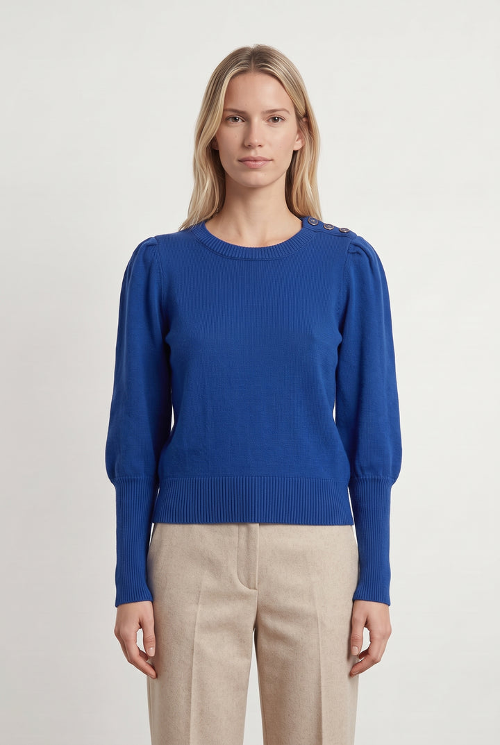 Pull Bleu - Taille S/36 de la marque La Petite Etoile | PARAD120692 - Vendu par Paradigme - Image 1
