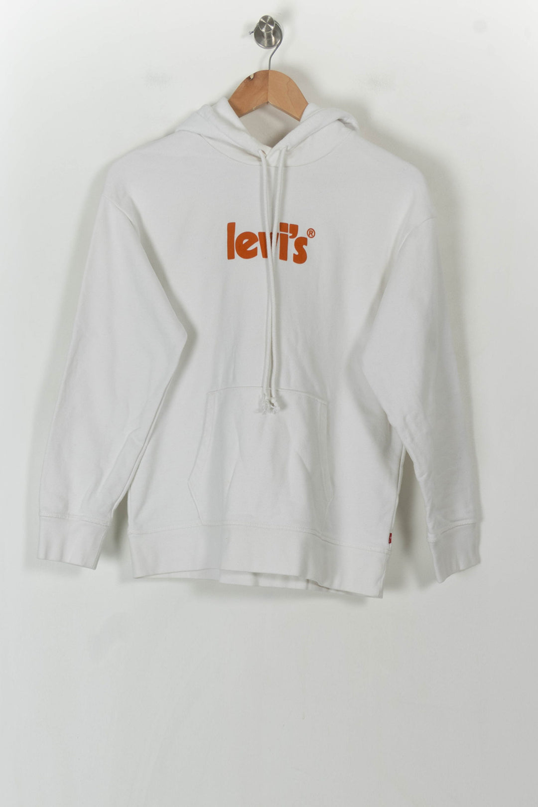 Sweat à Capuche Blanc - Taille M/38 de la marque Levi&