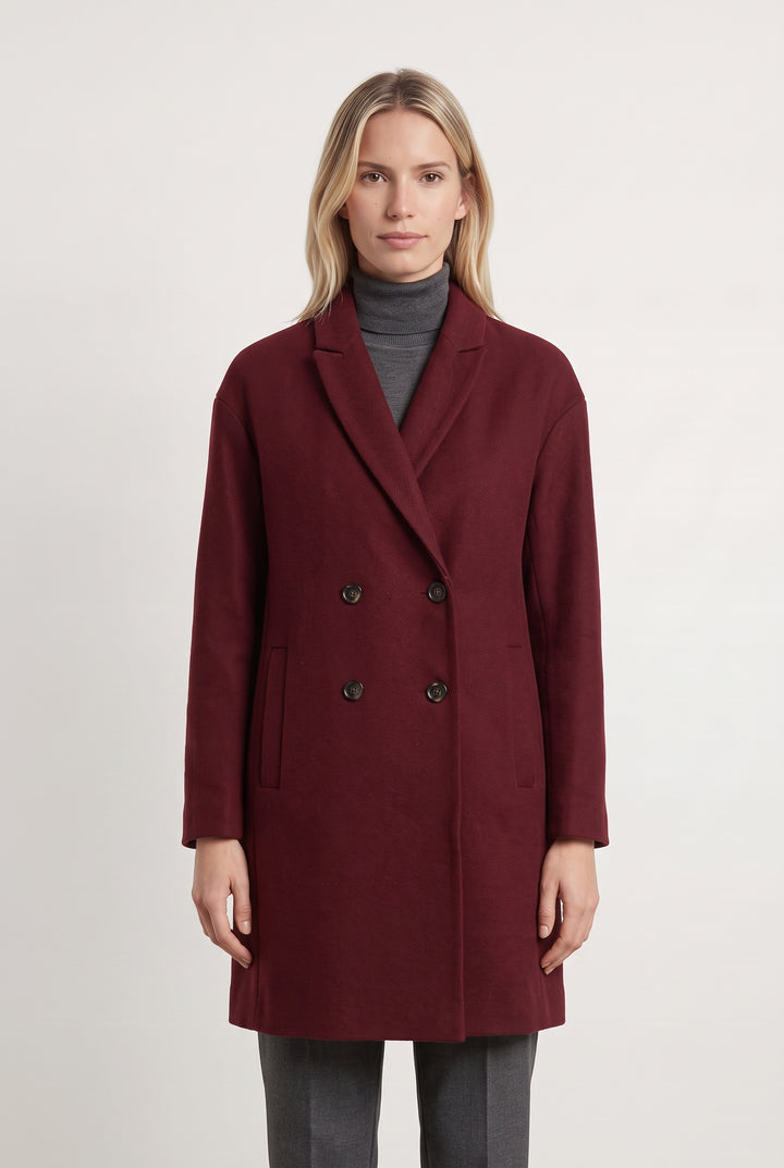 Manteau Bordeaux - Taille S/36 de la marque Kookai | PARAD120697 - Vendu par Paradigme - Image 1