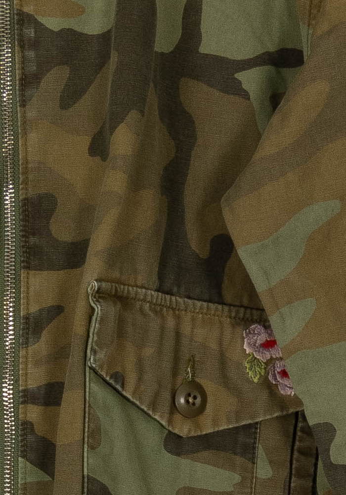 Veste Camouflage Verte - Taille M/38 de la marque Levi&