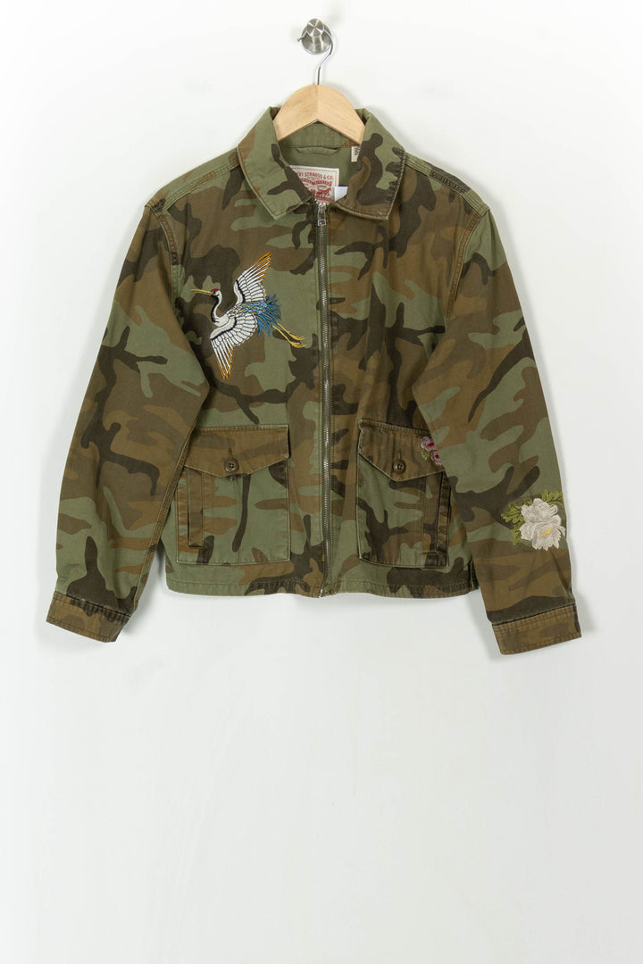 Veste Camouflage Verte - Taille M/38 de la marque Levi&