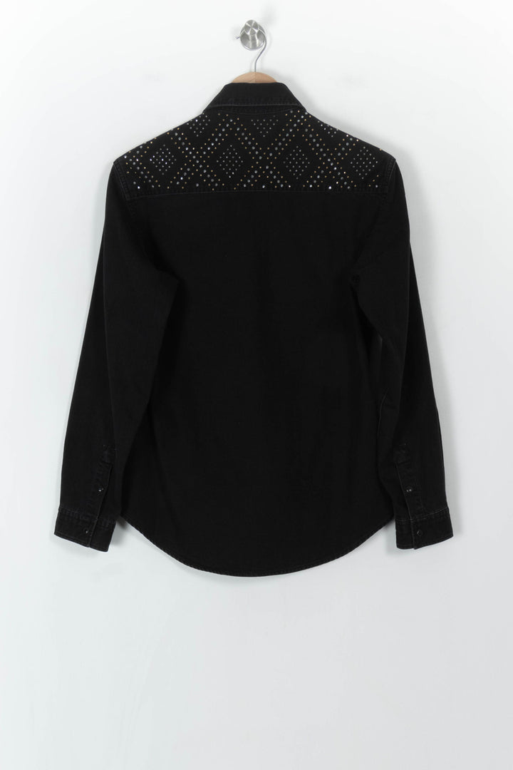 Chemise Noire - Taille L/40 de la marque The Kooples | PARAD120702 - Vendu par Paradigme - Image 5