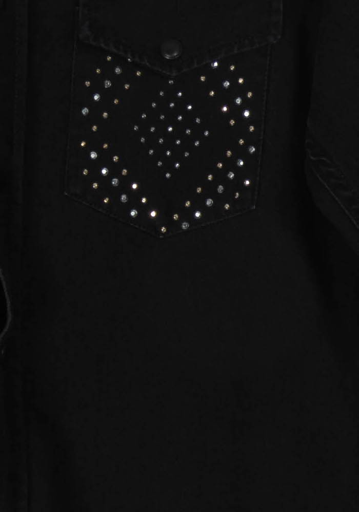 Chemise Noire - Taille L/40 de la marque The Kooples | PARAD120702 - Vendu par Paradigme - Image 3