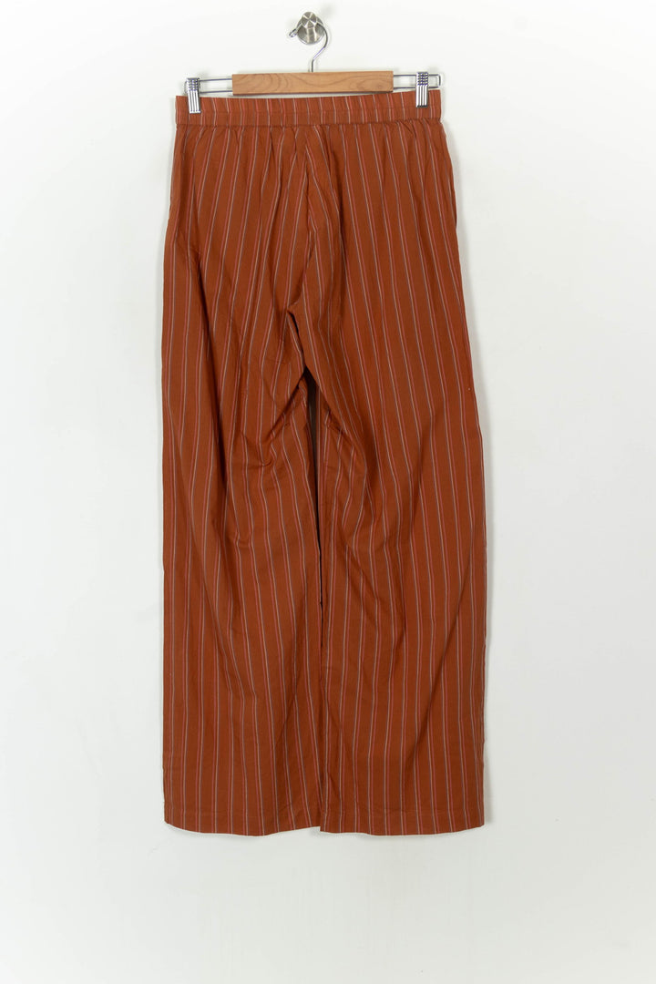 Pantalon Rayé Marron et Blanc - Taille L/40 de la marque Des petits hauts | PARAD120703 - Vendu par Paradigme - Image 5