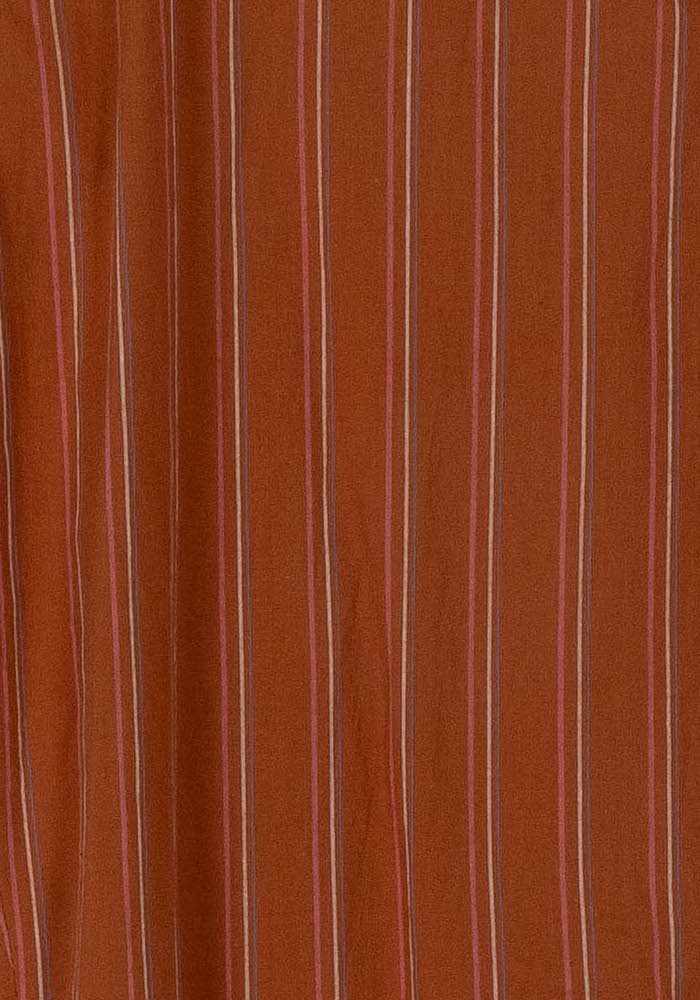 Pantalon Rayé Marron et Blanc - Taille L/40 de la marque Des petits hauts | PARAD120703 - Vendu par Paradigme - Image 3