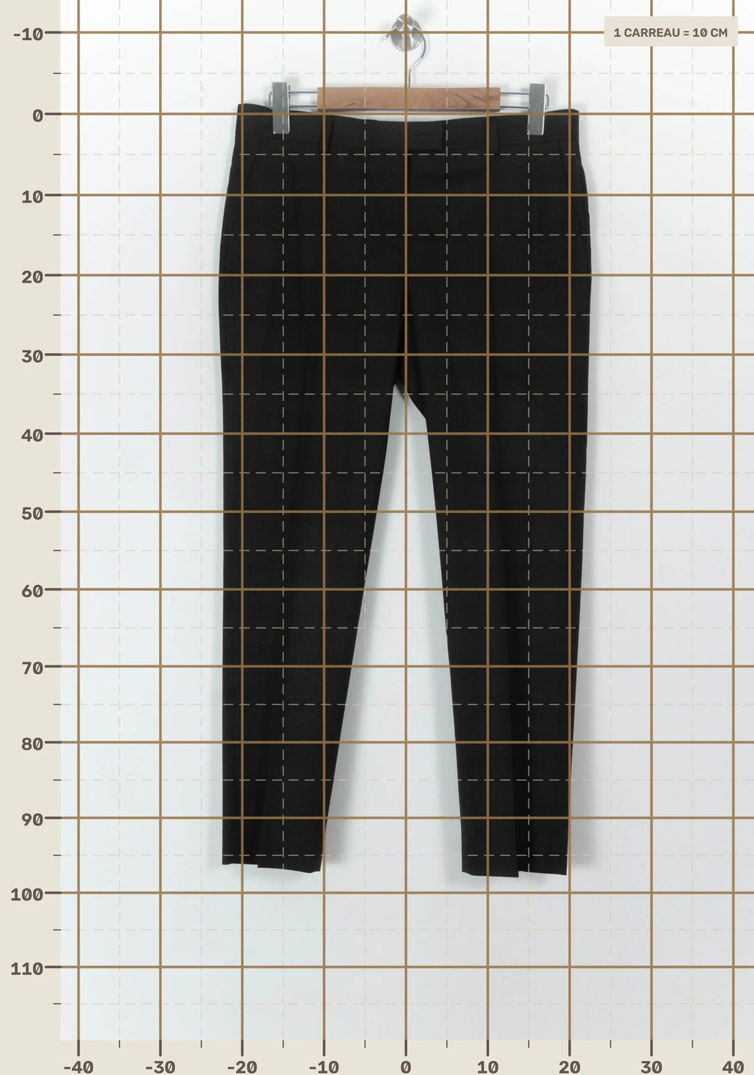 Pantalon De Costume Noir - Taille L/40 de la marque The Kooples | PARAD120704 - Vendu par Paradigme - Image 4