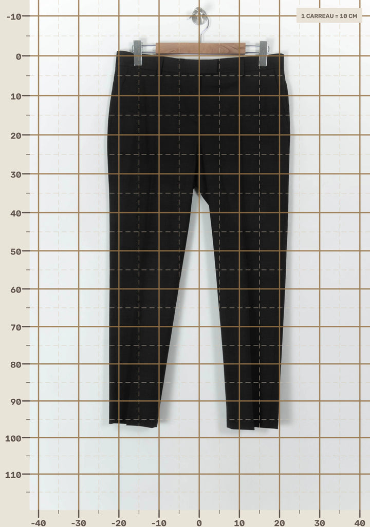 Pantalon De Costume Noir - Taille L/40 de la marque The Kooples | PARAD120704 - Vendu par Paradigme - Image 4