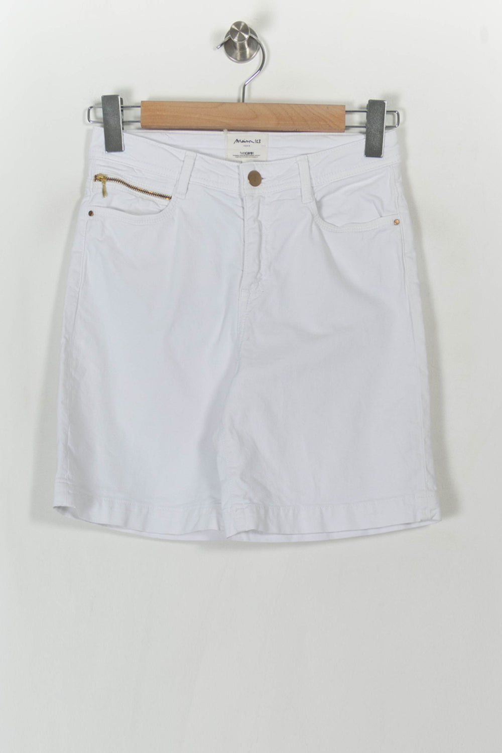 Short Blanc - Taille S/36 de la marque Maison 123 | PARAD120705 - Vendu par Paradigme - Image 2