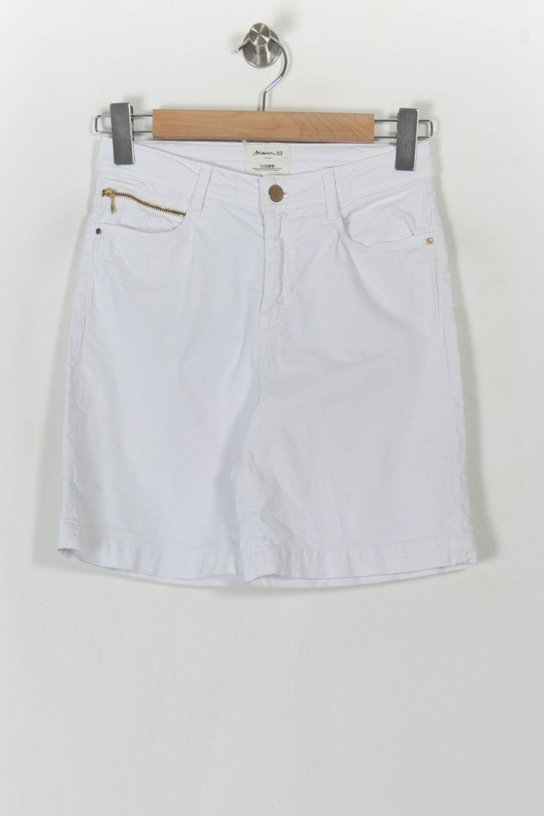 Short Blanc - Taille S/36 de la marque Maison 123 | PARAD120705 - Vendu par Paradigme - Image 2