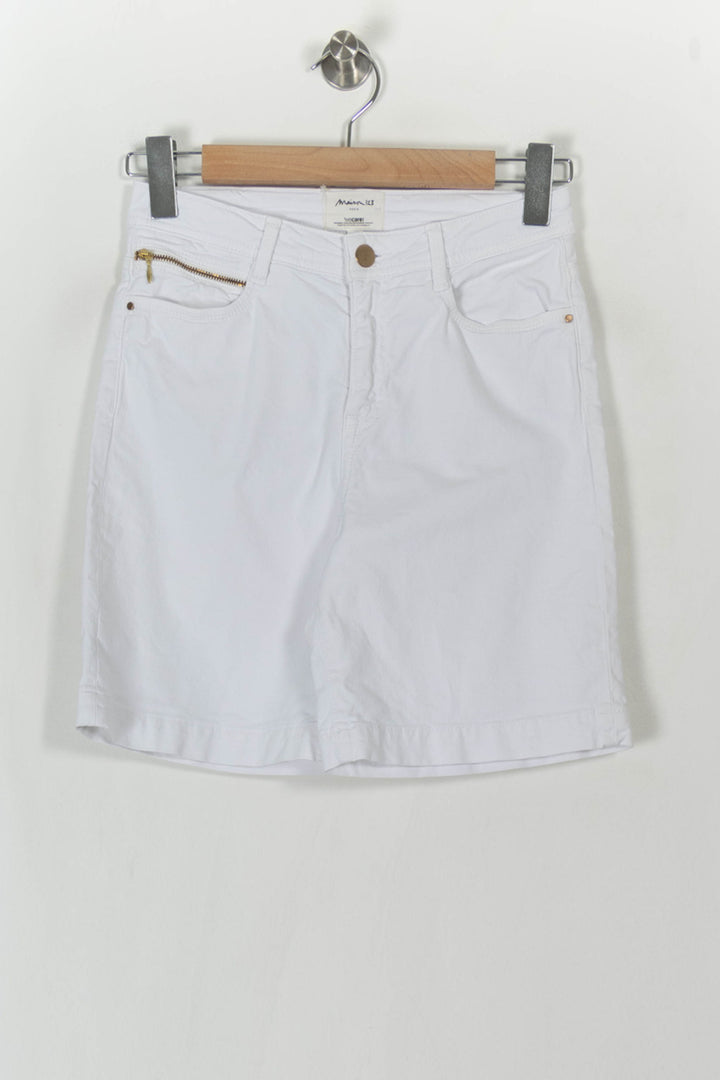 Short Blanc - Taille S/36 de la marque Maison 123 | PARAD120705 - Vendu par Paradigme - Image 2