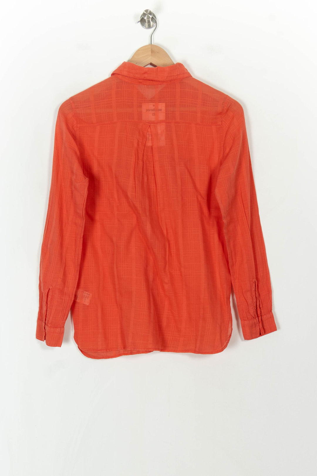 Chemise Rouge - Taille S/36 de la marque American Vintage | PARAD120707 - Vendu par Paradigme - Image 5
