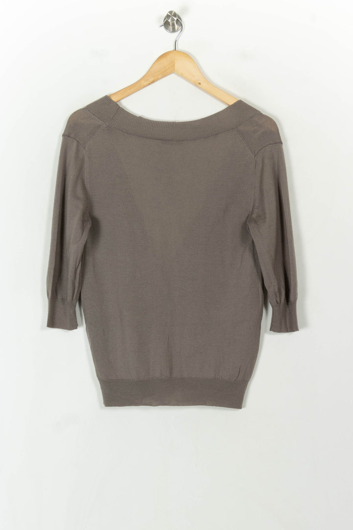 Cardigan Marron - Taille S/36 de la marque Comptoir des Cotonniers | PARAD120709 - Vendu par Paradigme - Image 5