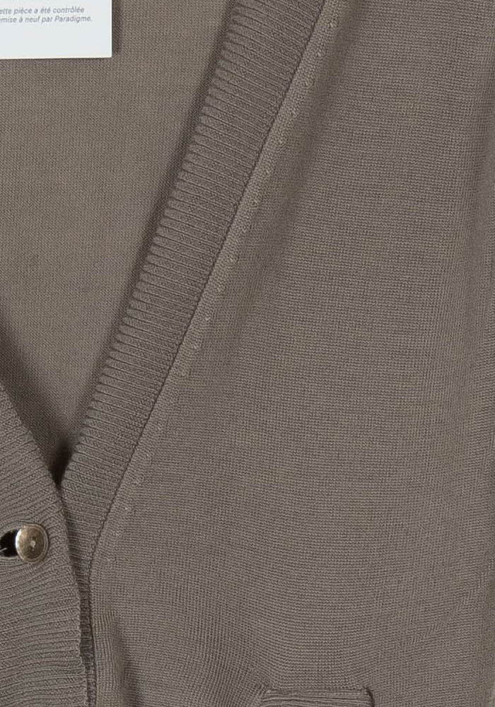 Cardigan Marron - Taille S/36 de la marque Comptoir des Cotonniers | PARAD120709 - Vendu par Paradigme - Image 3