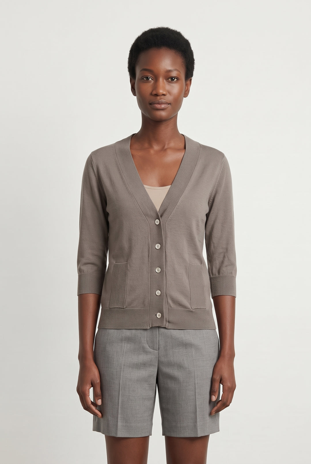 Cardigan Marron - Taille S/36 de la marque Comptoir des Cotonniers | PARAD120709 - Vendu par Paradigme - Image 1