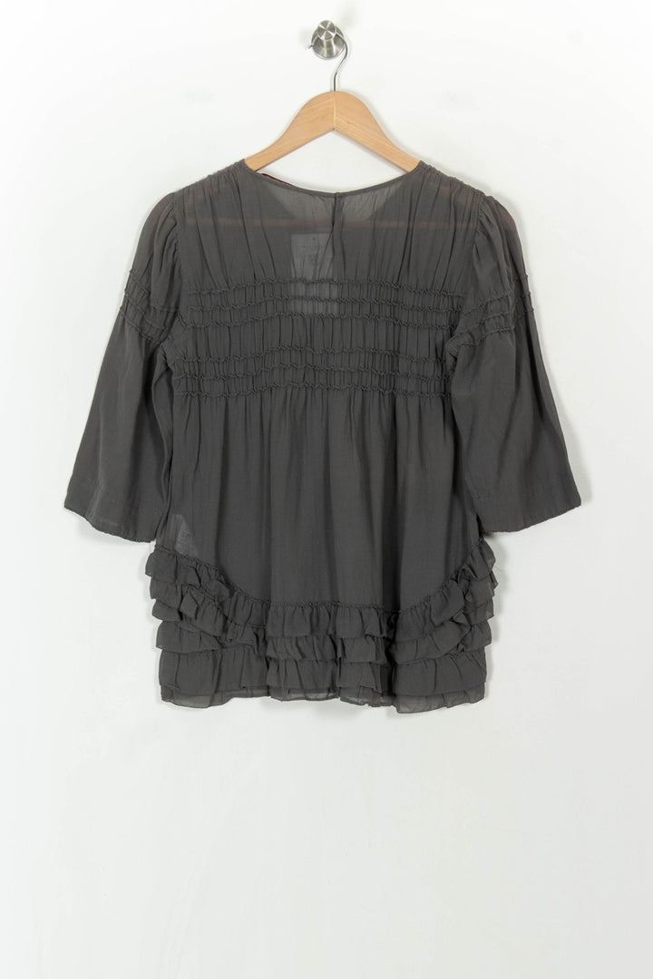 Blouse Grise - Taille S/36 de la marque Comptoir des Cotonniers | PARAD120711 - Vendu par Paradigme - Image 5