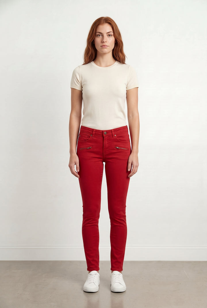 Jean Rouge - Taille S/36 de la marque IKKS | PARAD120713 - Vendu par Paradigme - Image 1