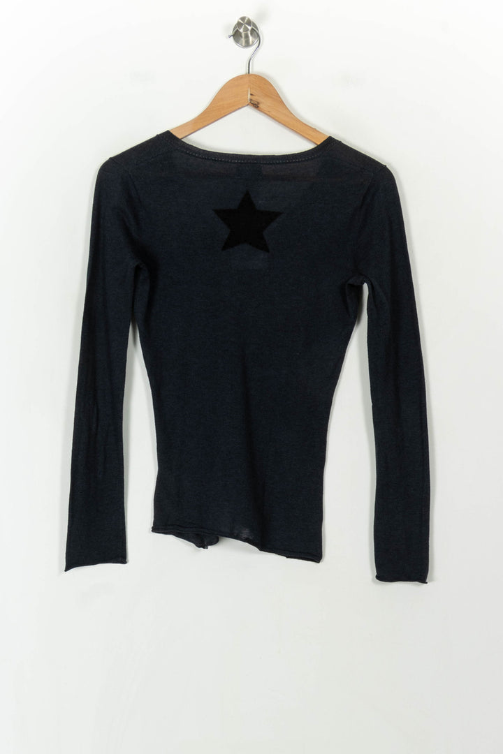 Pull Bleu - Taille S/36 de la marque Des petits hauts | PARAD120714 - Vendu par Paradigme - Image 5