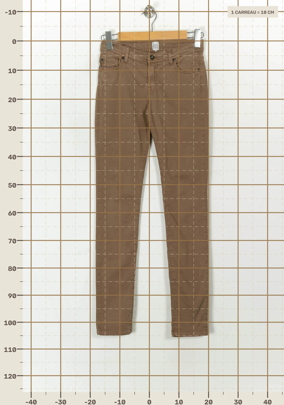 Jean Marron - Taille S/36 de la marque Karl Marc John | PARAD120716 - Vendu par Paradigme - Image 4