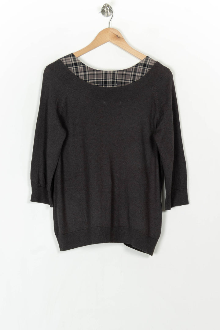 Cardigan Gris et Noir - Taille S/36 de la marque Comptoir des Cotonniers | PARAD120717 - Vendu par Paradigme - Image 5