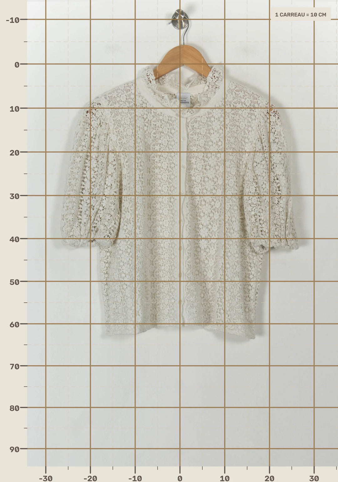 Blouse Blanche - Taille L/40 de la marque Petite Mendigote | PARAD120719 - Vendu par Paradigme - Image 4